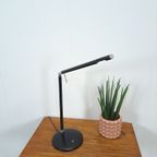 Zwart Metalen Kantelbare Bureaulamp Met Chromen Details thumbnail 9