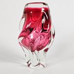 Josef Hospodska - Tsjechië - Glasdesign - Twisted Vase - Chribska Glassworks - 60'S thumbnail 6