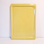Vintage Dienblad Formica Geel Dienblad Jaren 50 Jaren 60 thumbnail 4