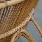 Bijzondere Rotan Fauteuil Van Rohé Noordwolde, 1950 thumbnail 4