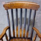 Antieke Engelse Captain Chair thumbnail 8