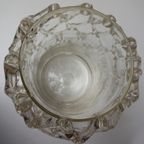Mid Century Modern Murano Art Opengewerkte Glazen Vaas thumbnail 7