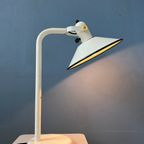Witte Anvia Bureaulamp - Tafellamp Uit Het Midden Van De Eeuw - Vintage Kantoorlicht thumbnail 2