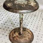 Oude Ijzeren Kruk Werkplaatskruk Sidetable thumbnail 8