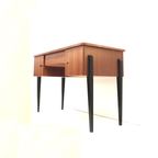 Vintage Elegant Bureau Met Zwarte Poten Gemaakt In De Jaren '60 thumbnail 6