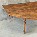 Antieke Eettafel Tafel Franse Wandtafel thumbnail 21