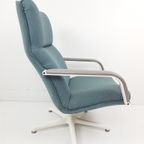 Vintage Artifort Draaifauteuil | De Ploeg Stof 'Grape' thumbnail 7