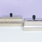 Set Art Deco Tabaksblikken Klein & Medium thumbnail 2
