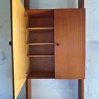 Vintage Wandmeubel Modules Omnia - Teak 2x Lade, 1x Kast thumbnail 4