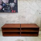 Vintage Dressoir 2 Delig Boekenkast Tv Meubel Tv Kast 70's thumbnail 6