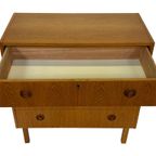 Vintage Ladekast Kastje Jaren 60 Teak Fineer Commode Design thumbnail 23