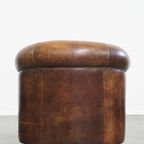 Comfortabele En Karaktervolle Schapenleren Clubfauteuil Met Een Prachtige Kleurstelling thumbnail 4