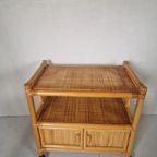 Vintage Barcart Vinyl Tafel Lp Platen Speler Trolley Tafel thumbnail 2