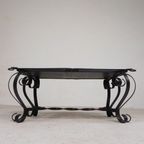 Vintage Tegeltafel, Salontafel Met 8 Tegels, Jaren 60 thumbnail 6