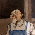 De Gelaarse Kat - Herman Moerkerk (1879-1949) - Watercolour thumbnail 20