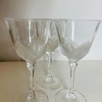 3 Crystal Durand Rode Wijnglazen thumbnail 6
