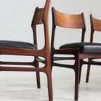 Set Of 4 Vintage Danish Teak Dining Chairs thumbnail 4