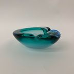 Mid Century Design Set Of 4 Blue Murano Glass Bowls, 1970’S thumbnail 7