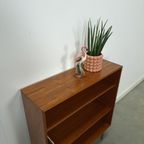 Noten Fineer Boekenkast Lp Kast Met Legplanken Nr. 2 thumbnail 2