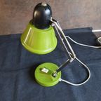 Bureaulamp - Tafellamp - Bedlamp - Groen - Jaren '60/'70 thumbnail 14