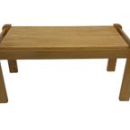 Vintage Minimalistische Eikenhouten Salontafel 80's Design thumbnail 9