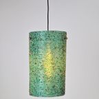 Vintage Hanglamp Polyester Sugar Tube Groen Suiker ‘60 Lamp thumbnail 5