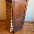 Rolluikkast Archiefkast Muziekkast Frans Art Deco 1940 thumbnail 16
