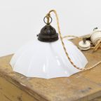 Antieke Art Deco Pendellamp thumbnail 6