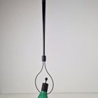 Vintage Nunk Hanglamp Spot Carlo Forcolini Nemo 1993 Groen thumbnail 12