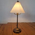 Klassieke Tafel Lamp Messing Glas thumbnail 2