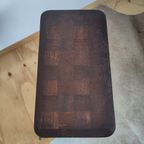 Houten Bijzettafeltje Met Fineer Inleg thumbnail 6