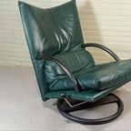 Vintage Rolf Benz Leren Swivel Fauteuil, Torino Bmp thumbnail 3