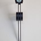 Postmodern Debsch Aster Wandlamp Metaal Spot Italy Zwart ´90 thumbnail 14