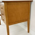 Scandinavisch Vintage Teak Fineren Bureau Veme thumbnail 9