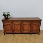 Groot Vintage Landelijk Dressoir Wandkast Buffetkast Ladekast thumbnail 14
