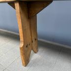 Lange Smalle Fruithouten Bank Uit Frankrijk thumbnail 11