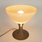 L.L. Lights - Made In Italy - Model 40908 - Kelklamp - Messing - Gemarmerd Glas - 1999 thumbnail 6