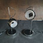 Vintage - Eye Ball - Bureaulamp - Bollamp - Verstelbaar - 2X thumbnail 3