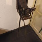 Antieke Contessa Nettel Altura 1921 Balgcamera Op Statief thumbnail 8