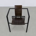 4X Postmodern Dining Chair By Karl Friedrich Förster For Kff, 1980S thumbnail 8