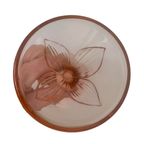 Vintage Franse Set Van 6 Roze Glazen Coupes Of Schalen In Art Deco Stijl! thumbnail 5