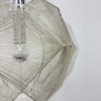 Paul Secon For Sompex Clear Wire Hanging Lamp , 1970S Germany thumbnail 18