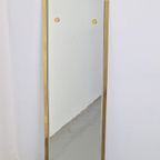 Vintage Messing Acrylic Spiegel Regency ‘70 Goud Italie thumbnail 11