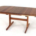 dyrlund Ovalen 1x Verlengbare Teak Eettafel Deens Vintage Massief Teak thumbnail 10