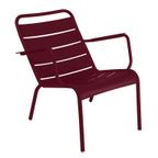 Fermob Luxembourg Low Fauteuil Met Armleuning Black Cherry thumbnail 2