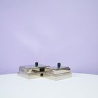 Set Art Deco Tabaksblikken Klein & Medium thumbnail 3