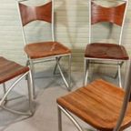 2 Vintage Design Eetkamerstoelen thumbnail 3