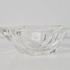 Vintage Val Saint Lambert Kristal Asbak Mid-century ‘60 Glas thumbnail 6
