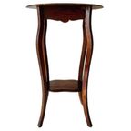 Elegante Hoge Vintage Art Nouveau Plantentafel Eiken 1920’s thumbnail 2