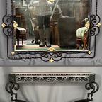 Spiegel Met Console In Art-decostijl. thumbnail 2